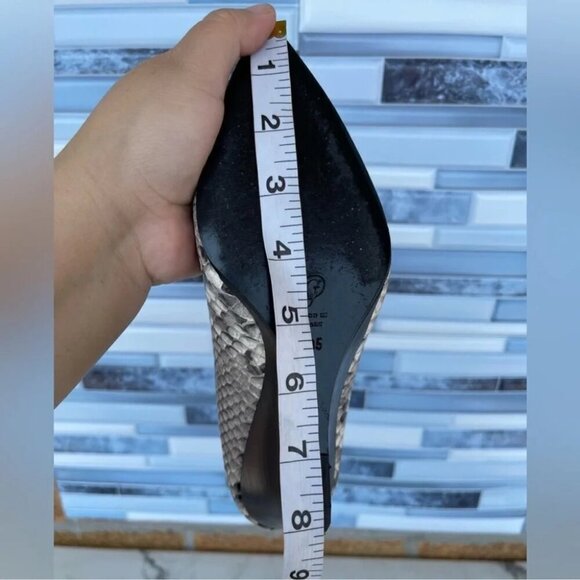 M.Gemi Snakeskin Print Wedge Heels 35/5 - Picture 11 of 11